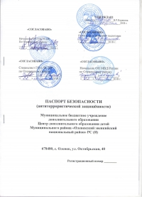 Паспорт антитеррористической защищенности в Нижнем Новгороде